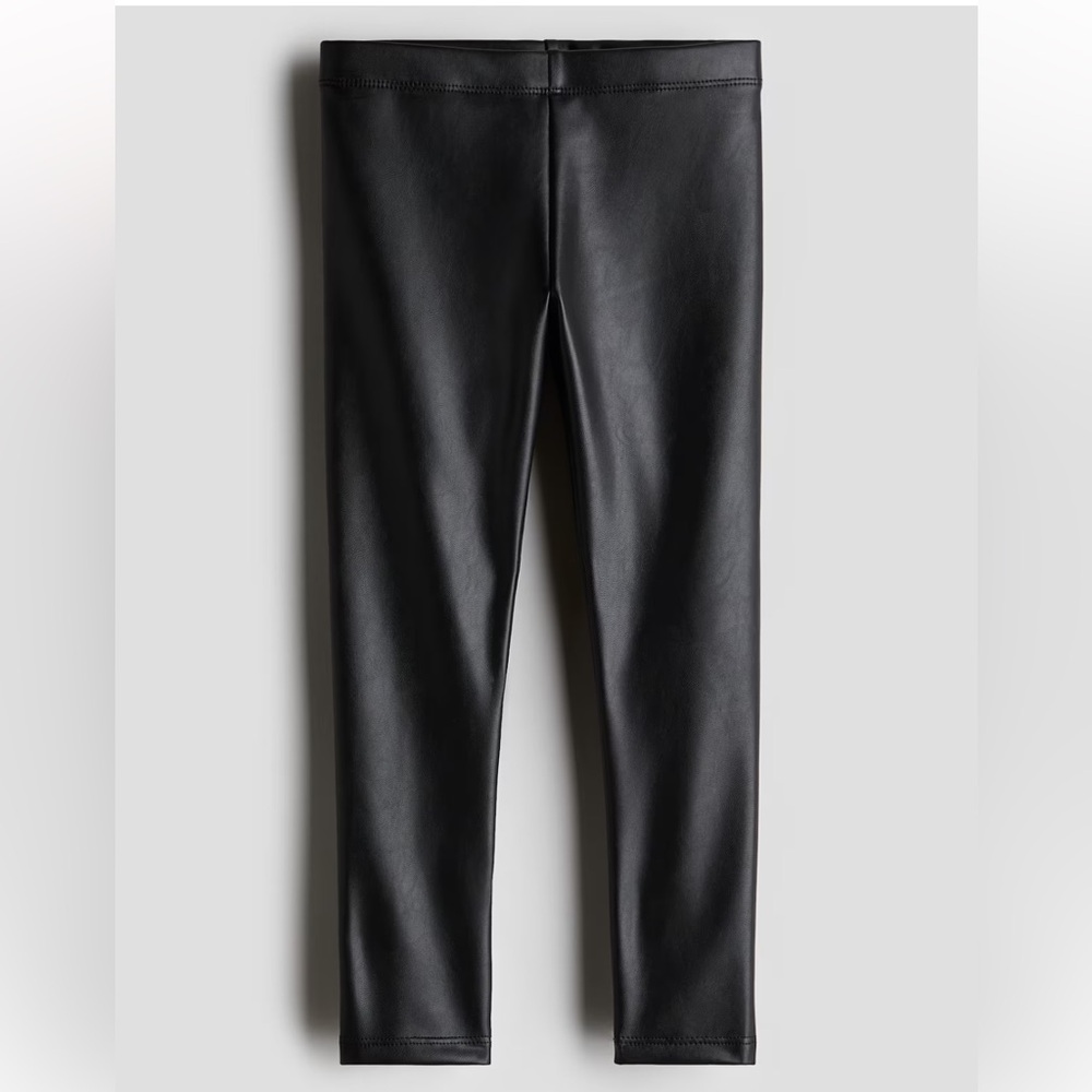 Kids Pleather Leggins 3T